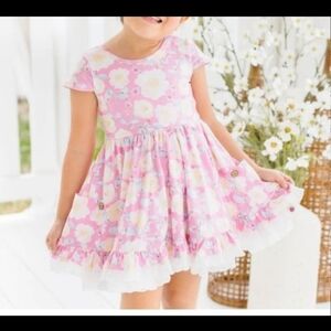Cheeky Plum flowers summer baby dress